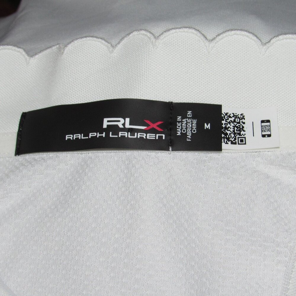 Ralph Lauren RLX 122nd US Open The Country Club Sleeveless 1/4 Zip Polo Shirt M - Picture 4 of 5